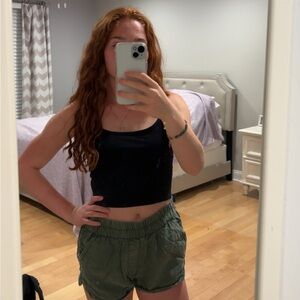 Green American Eagle Shorts